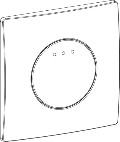 Quadro Bedieningspaneel Enyo SO, wit