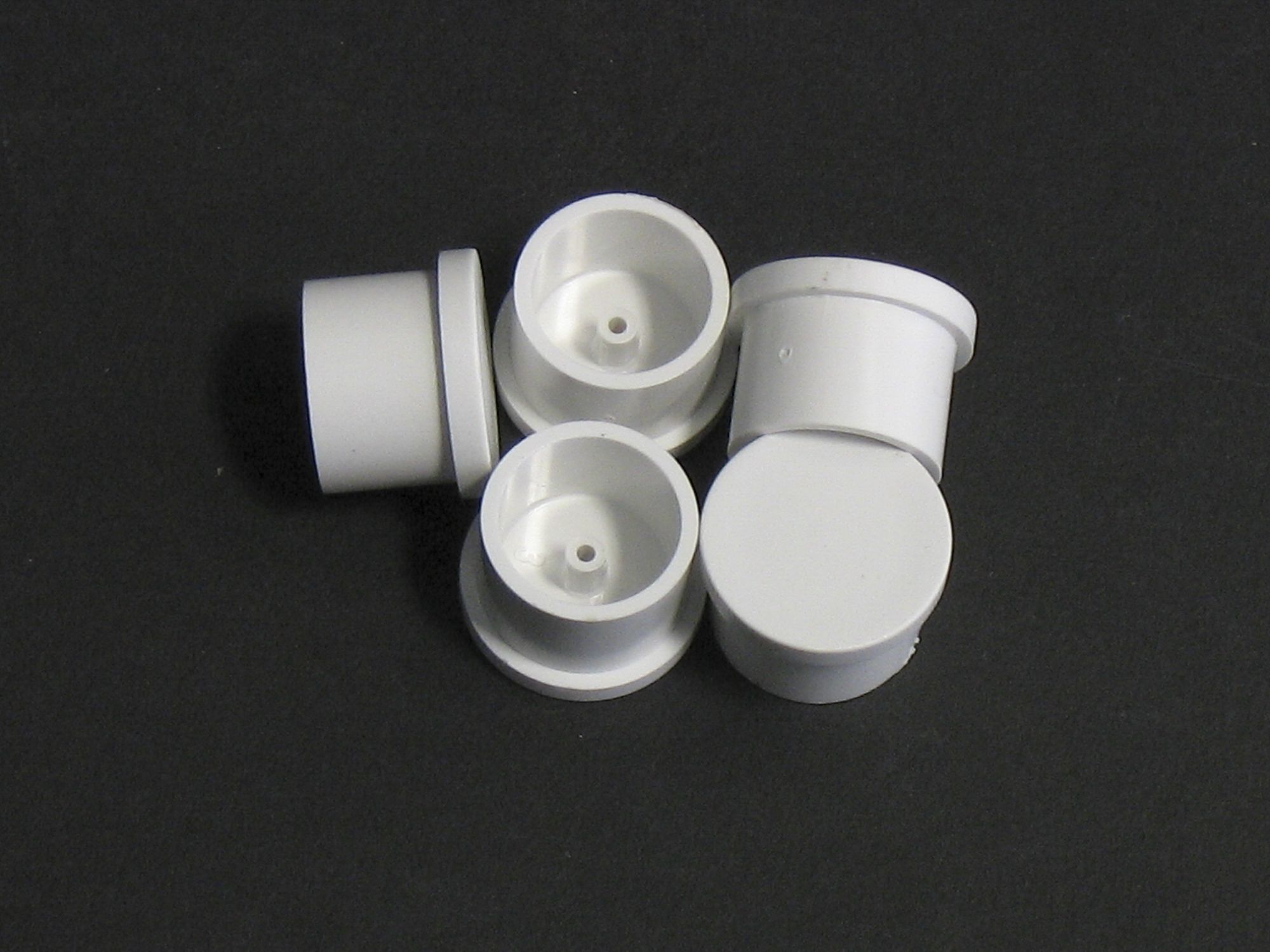 Bag of flush interruption push button white (5 pc.)