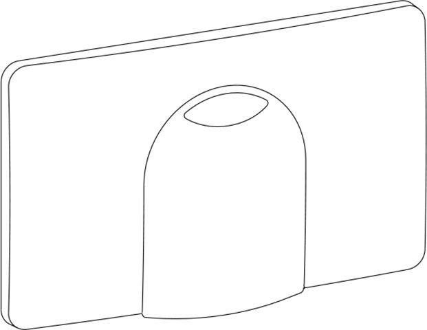 Bedieningspaneel WISA 2100 SO, wit