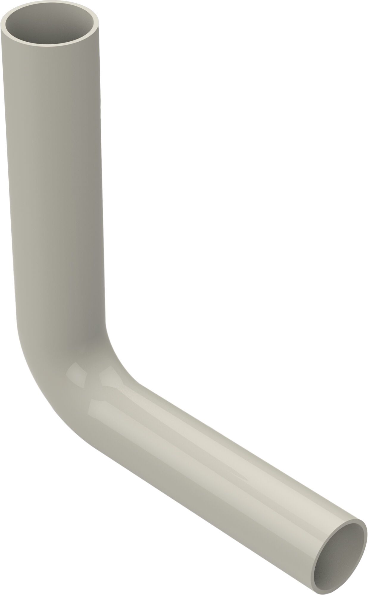 Flush pipe elbow, 230 x 210 mm, pergamon