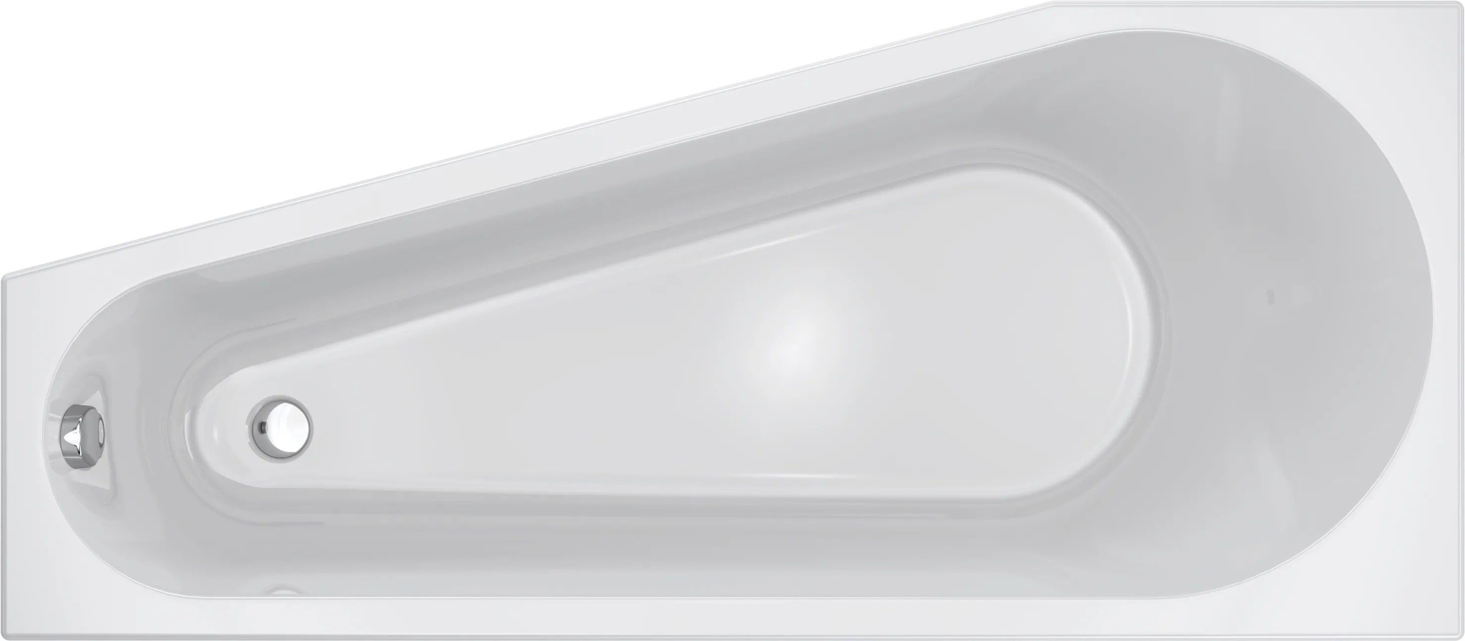 Avellino 160x70 cm links, wit