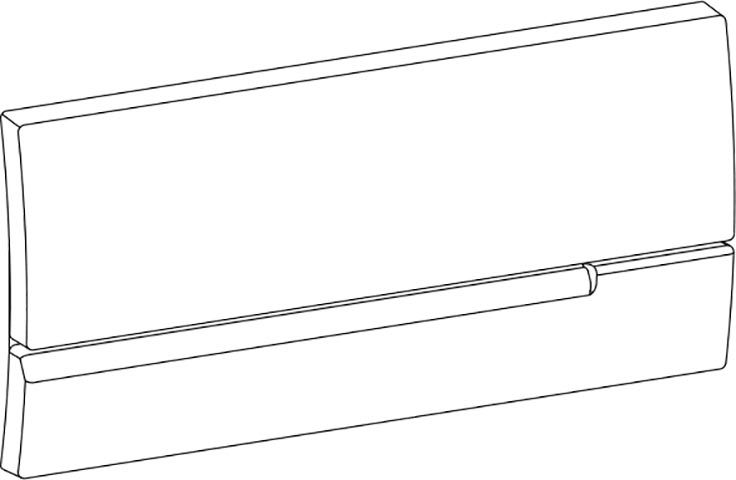 Bedieningspaneel WISA 2000/2002, wit