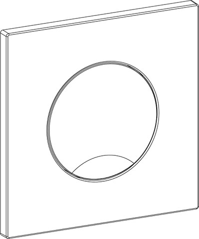 XS Bedieningspaneel Maro SO, glanschroom