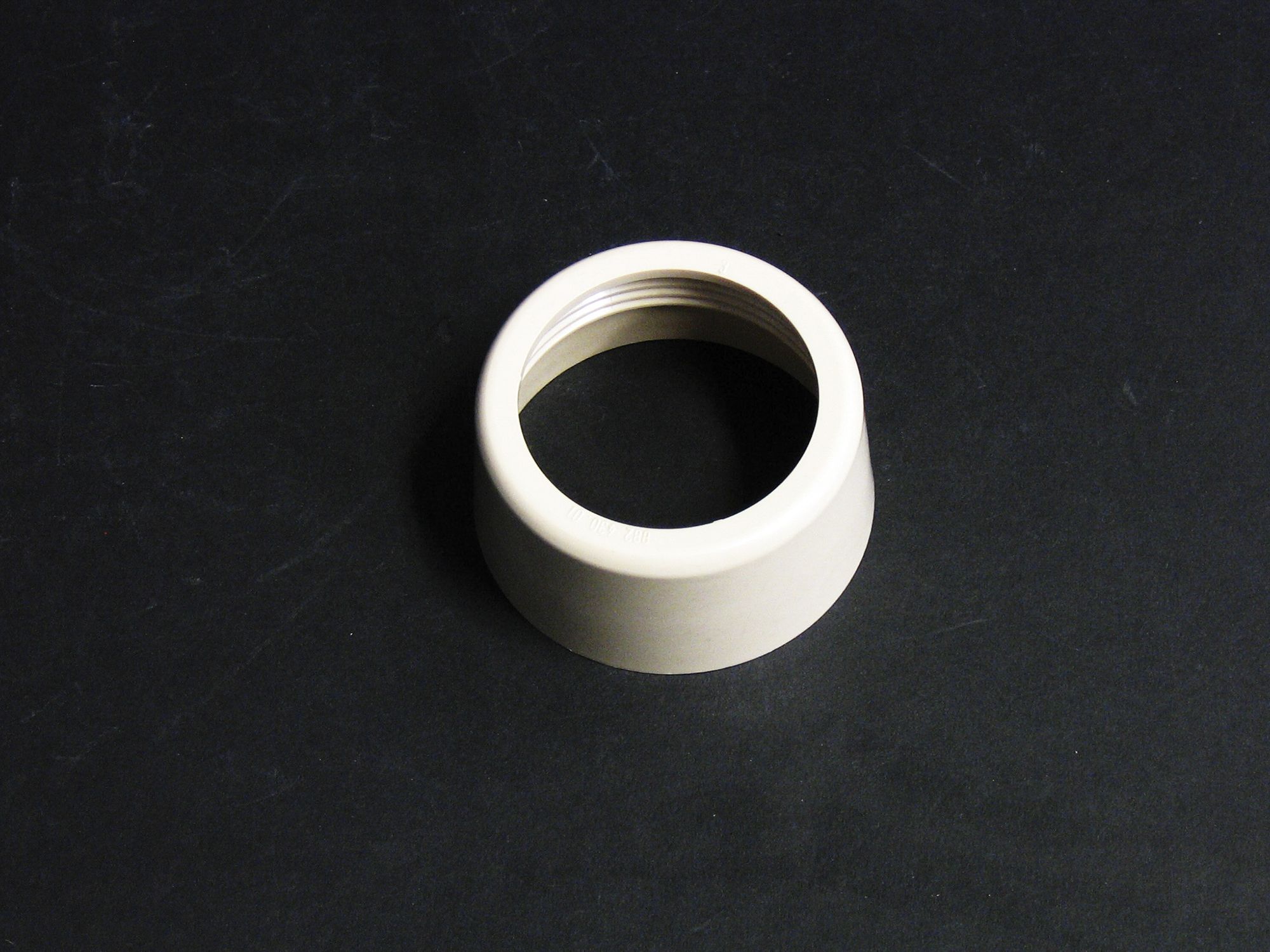 Nut for flush pipe, beige