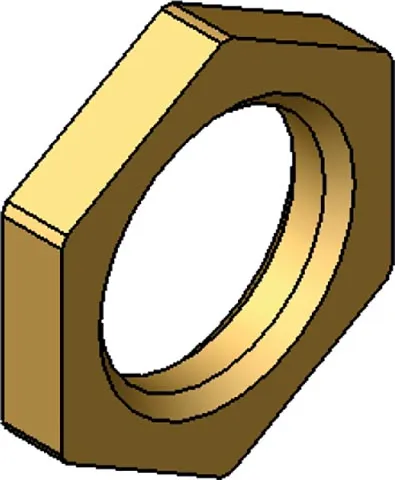 Zeskantmoer hydrokraan 85