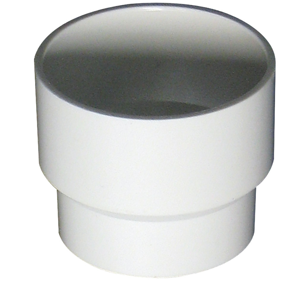 Waterstroom reduceerstuk laaghangende reservoirs, wit