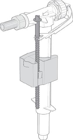 Universal hydraulic float valve 3/8