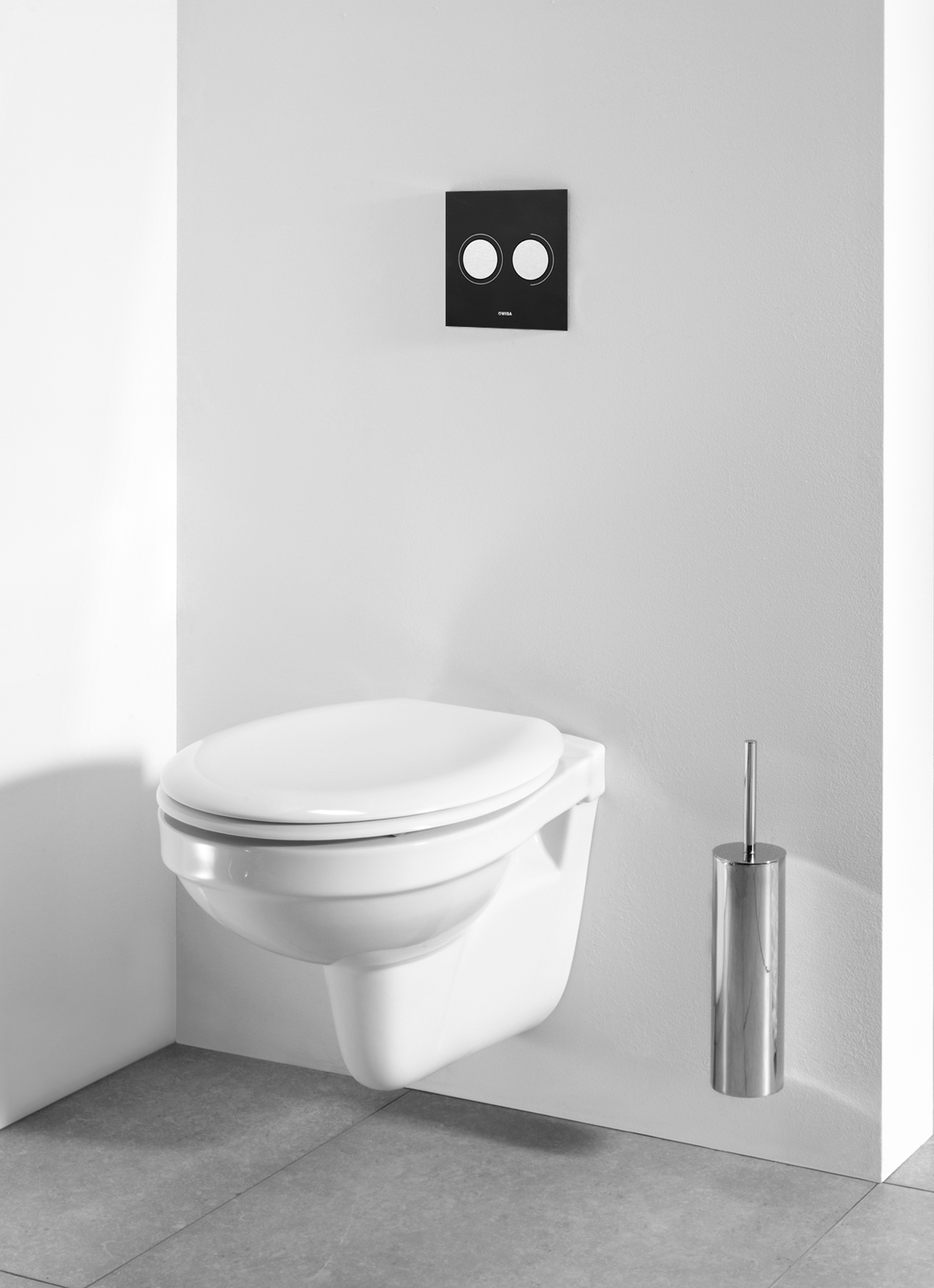 XS Bedieningspaneel Luga Aluminium DF, zwart