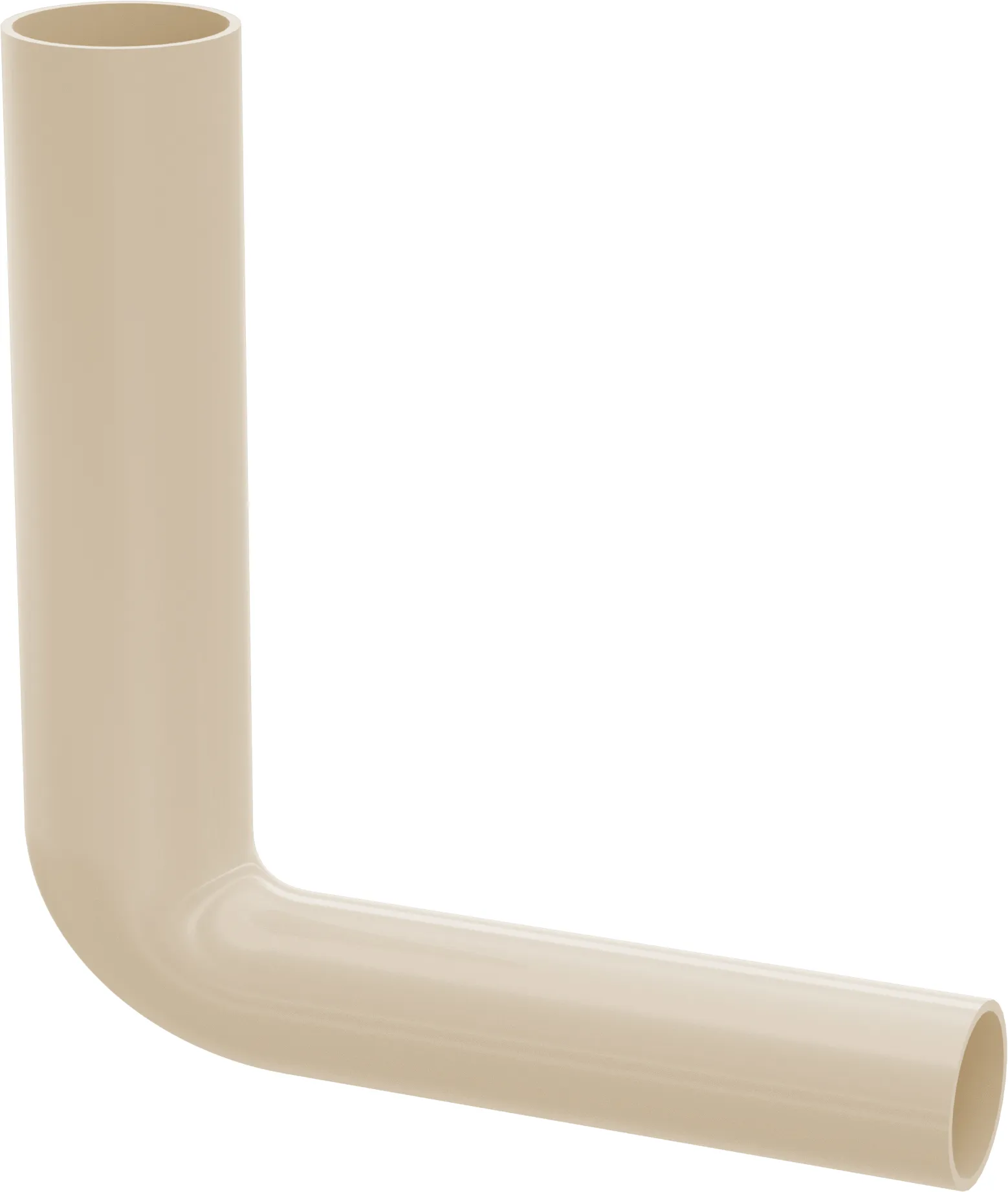 Flush pipe elbow, 230 x 210 mm, pergamon