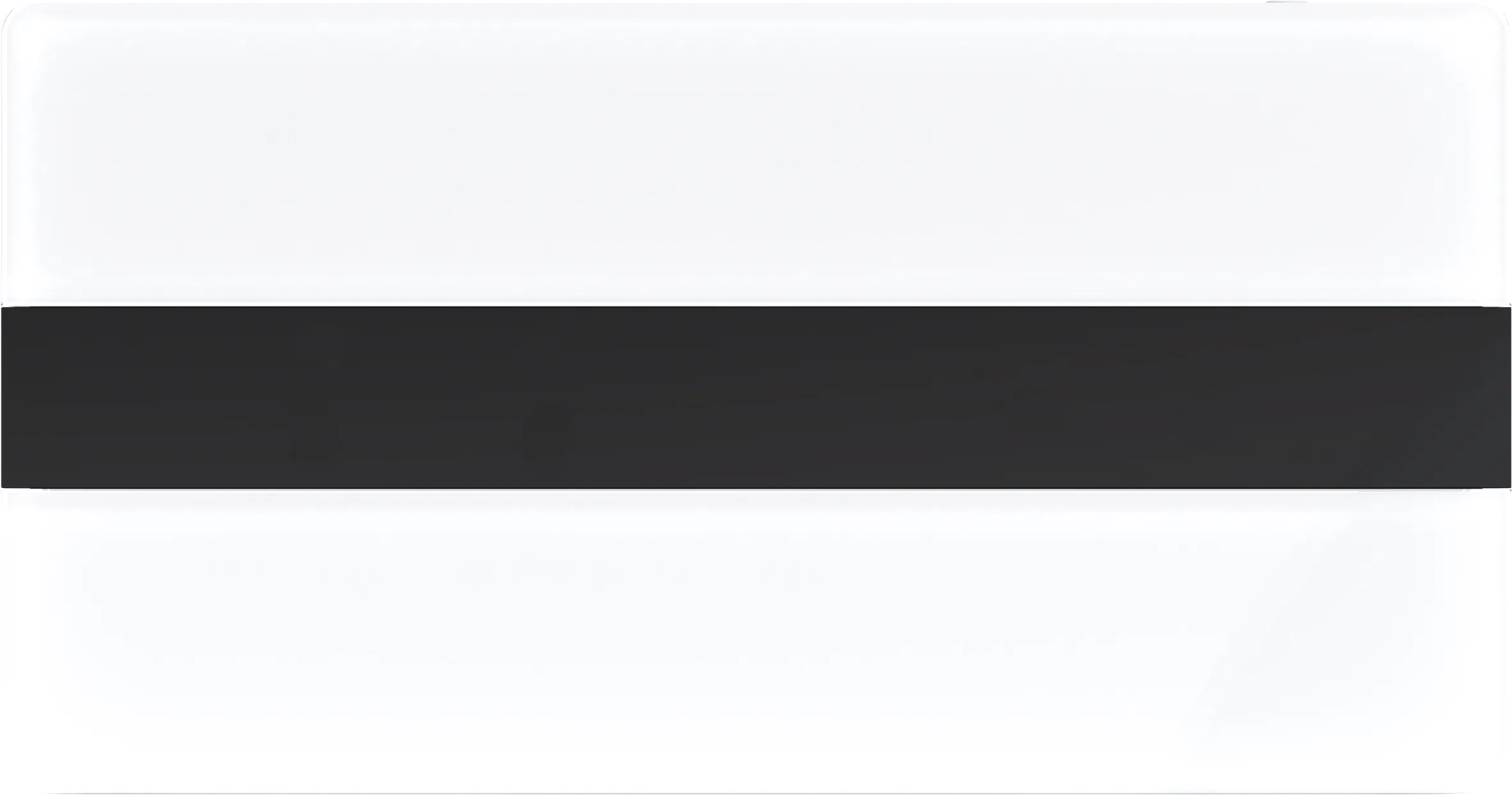 XT bedieningspaneel Ion glas DF, wit