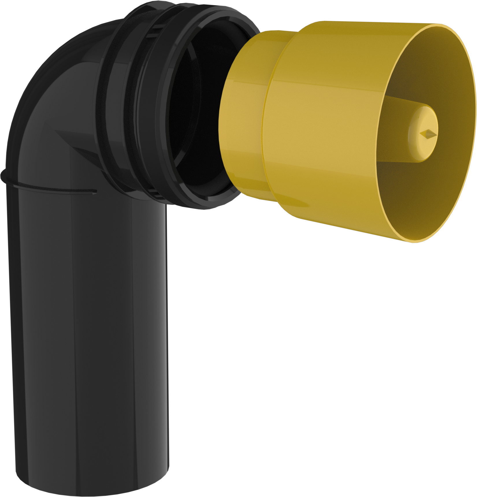 Codo de desagüe PE 90 x 90mm