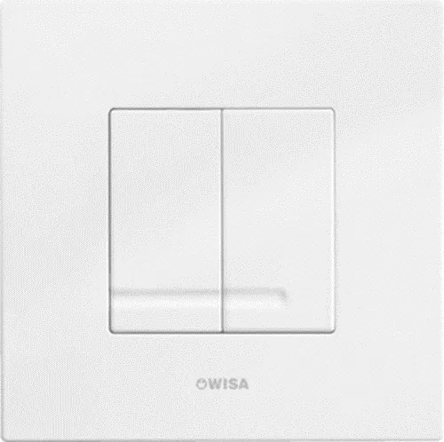 XS/XF Bedieningspaneel Delos DF kunststof mat wit