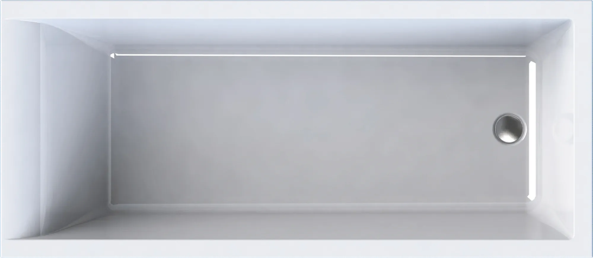 Berceto 160x70 cm, wit