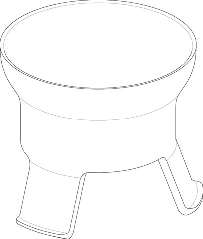 Reduceerstuk WISA XS/XT (blauw)