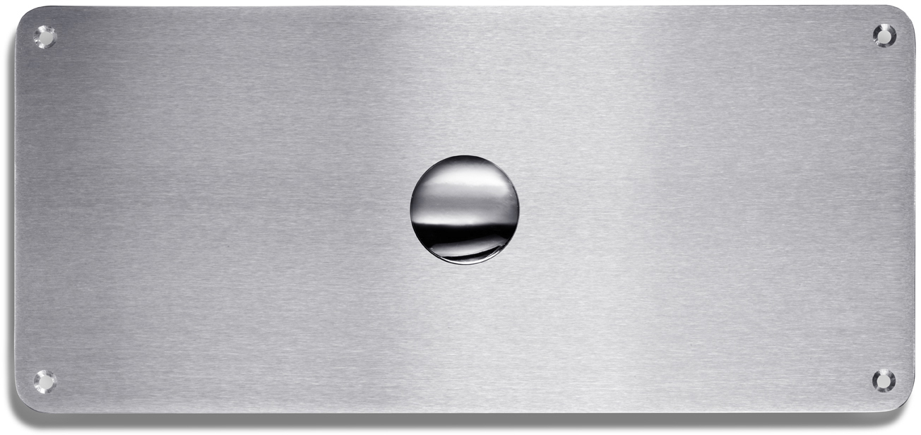 Panel de control Vandalissimo de acero inoxidable con mecanismo de salida neumático