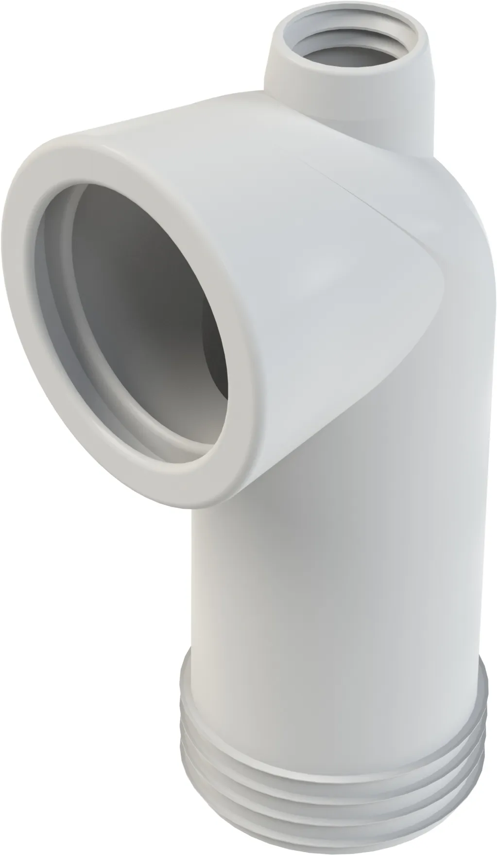 Afvoerbocht no 301K L=180mm, wit