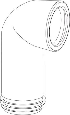 WC discharge elbow 303C