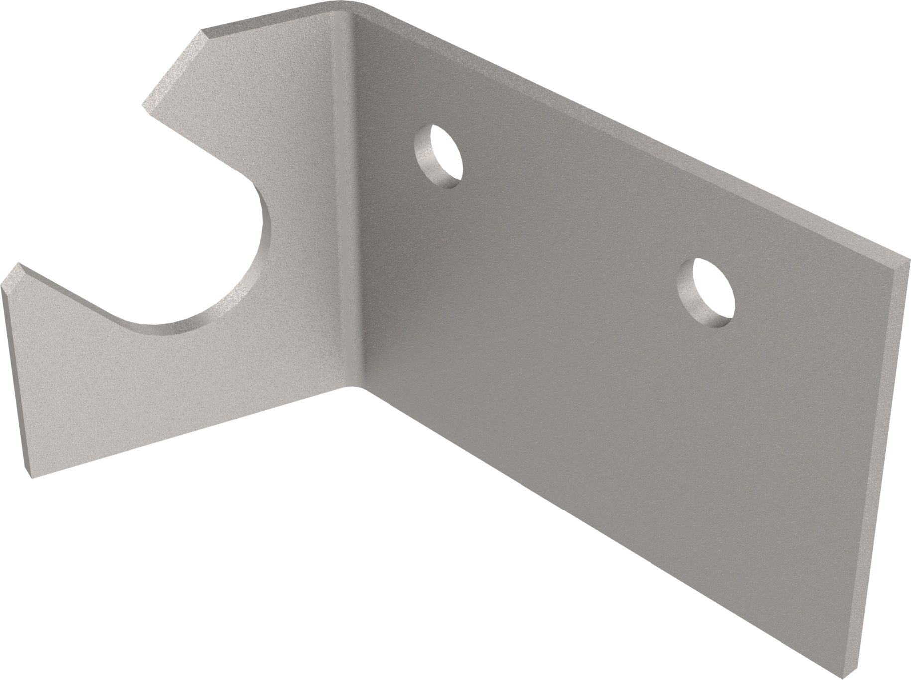 Flush valve support hook steel