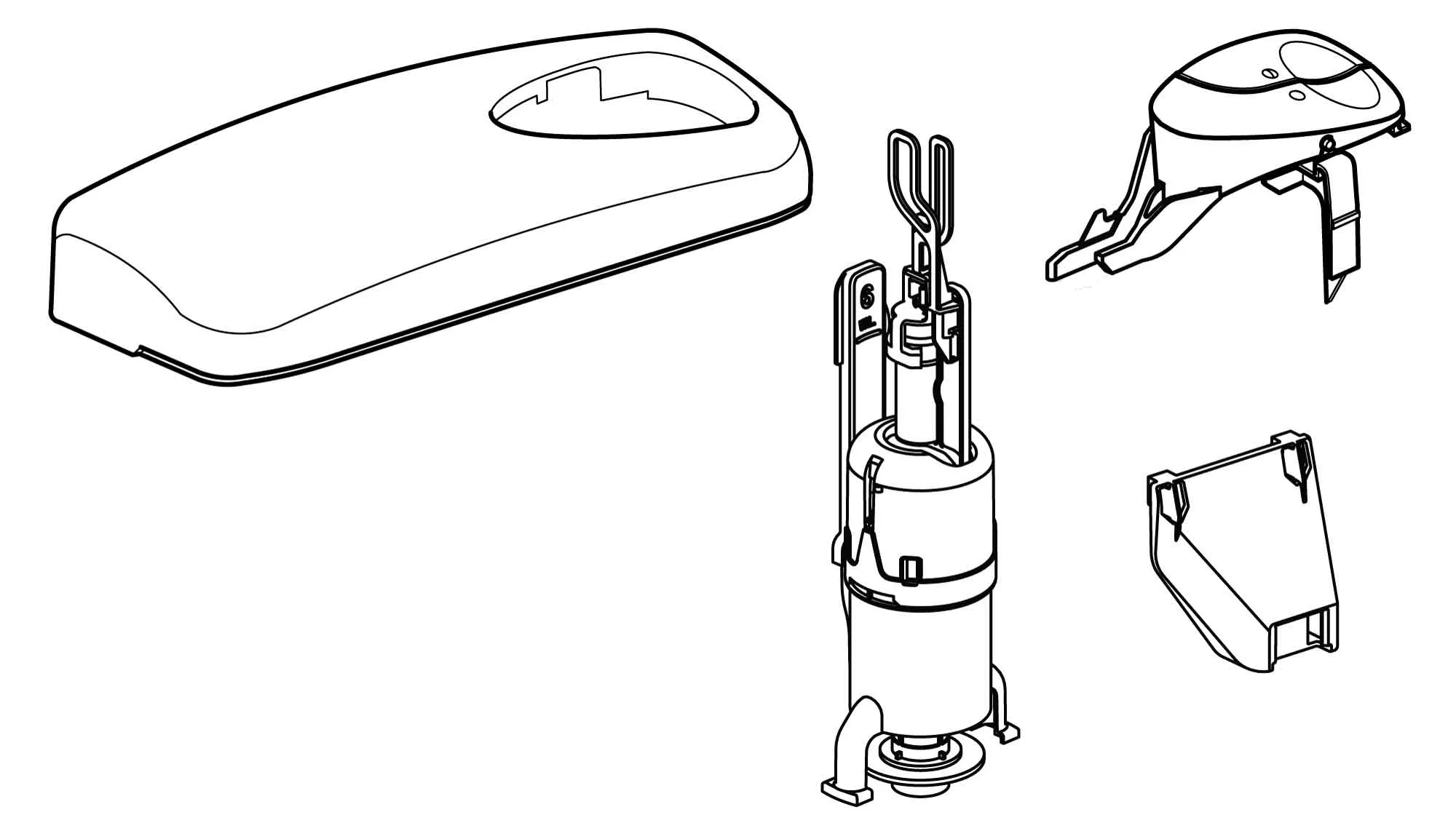 Ombouwset WISA 336/450 wit