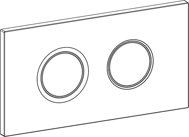 Panel de control XT Juno plástico cromo mate DF