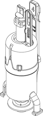Uitstroommechanisme WISA XS 4/2 L