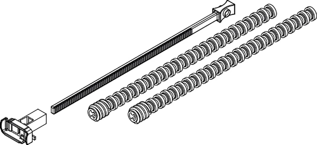 Set montagepennen SO WISA Quadro