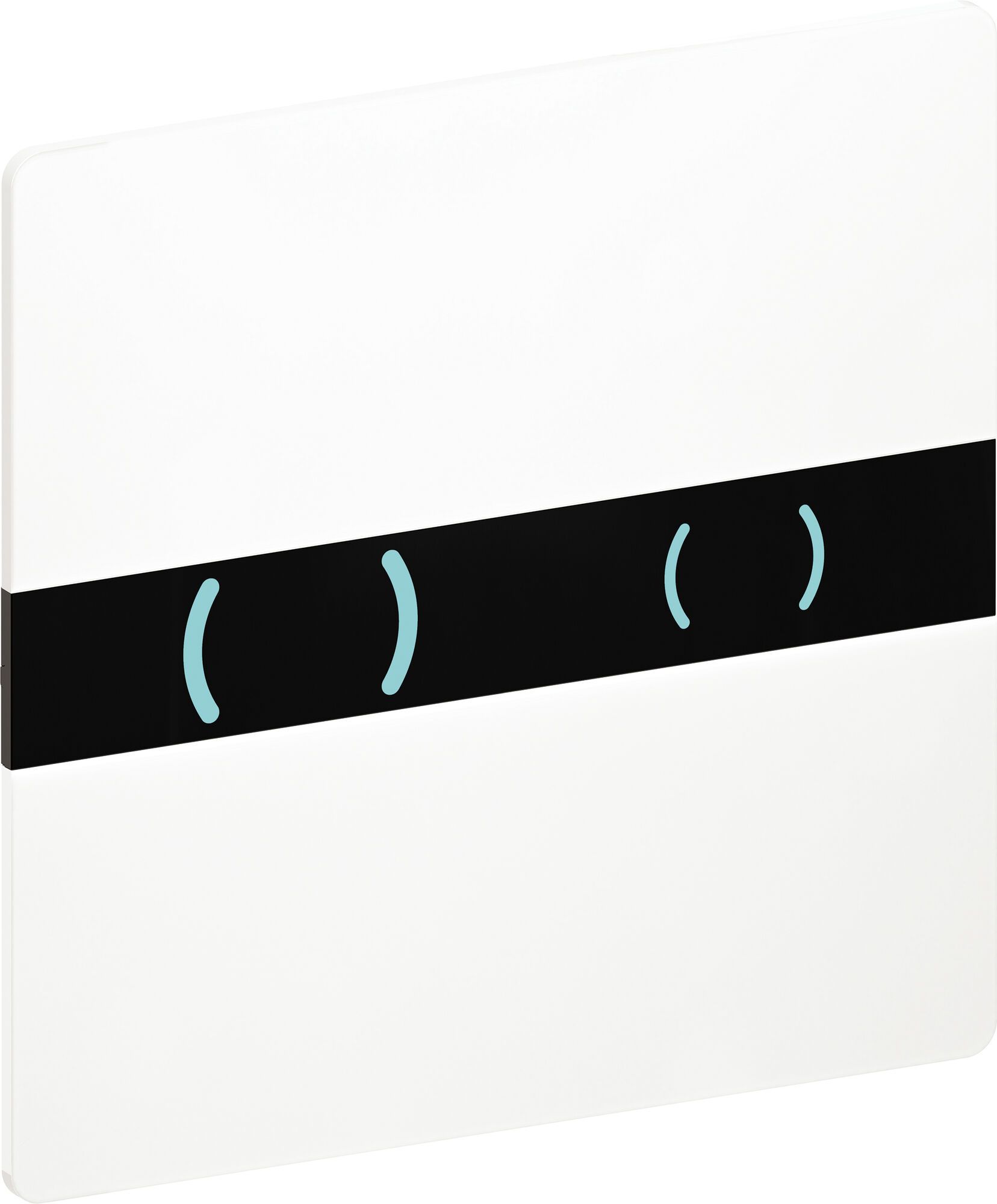 XS Bedieningspaneel WISA EOS glas DF, wit