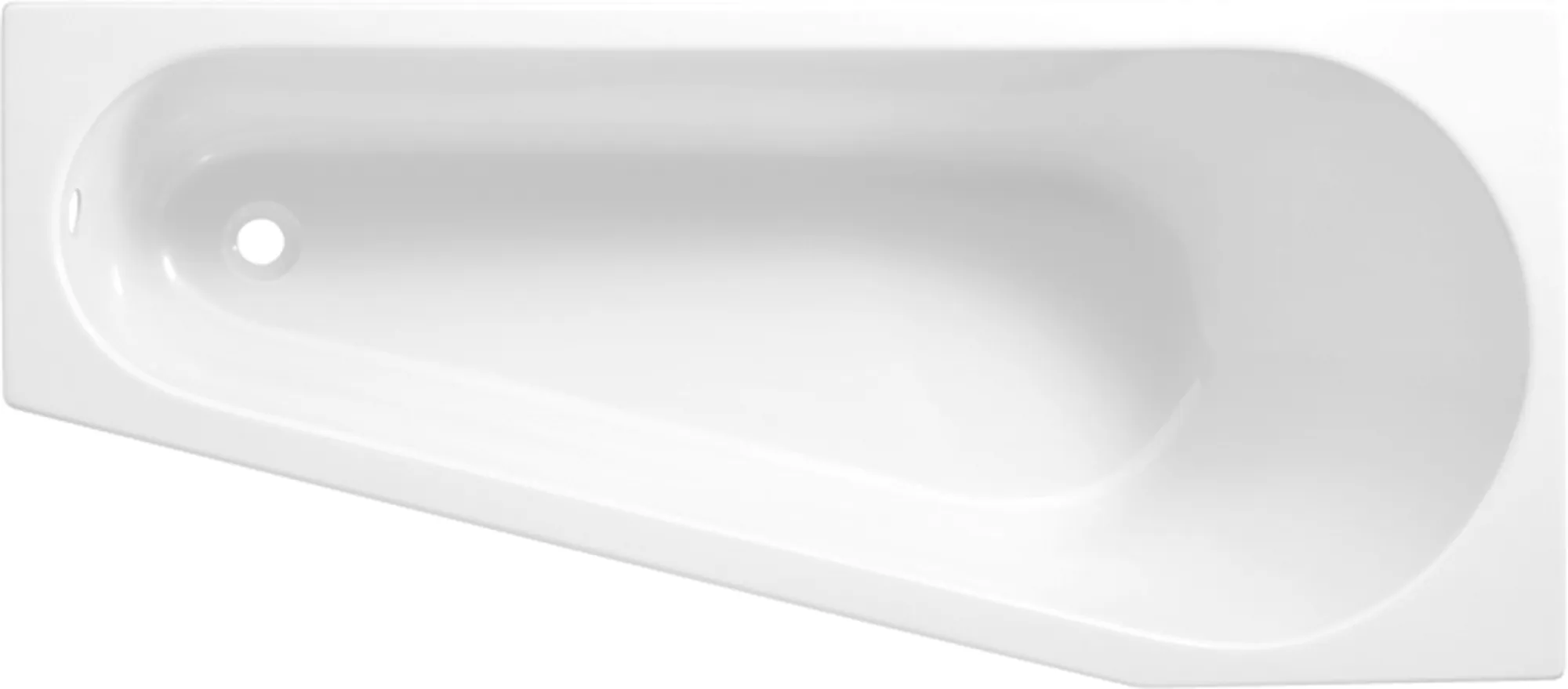 Avellino 160x70 cm rechts, wit