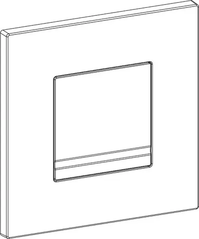 XS Bedieningspaneel Delos SO, glanschroom