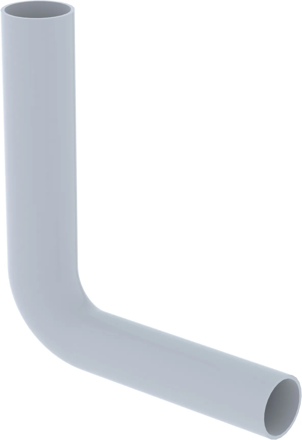 Valpijpbocht 230x210 mm, wit